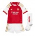 Arsenal Benjamin White #4 Barnkläder Hemma matchtröja till baby 2023-24 Kortärmad (+ Korta byxor) Billigt